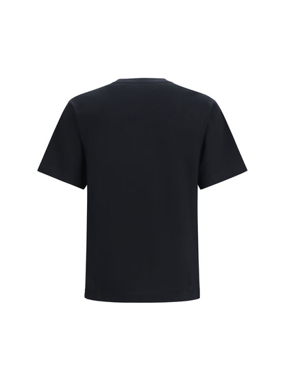 Burberry Check cotton T-shirt - Black
