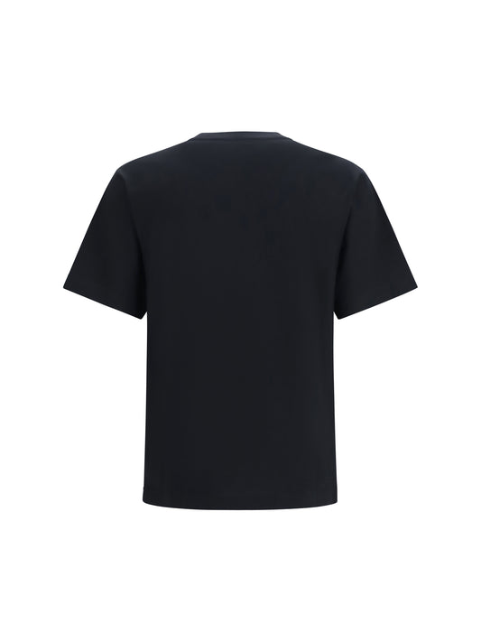 Burberry Check cotton T-shirt - Black