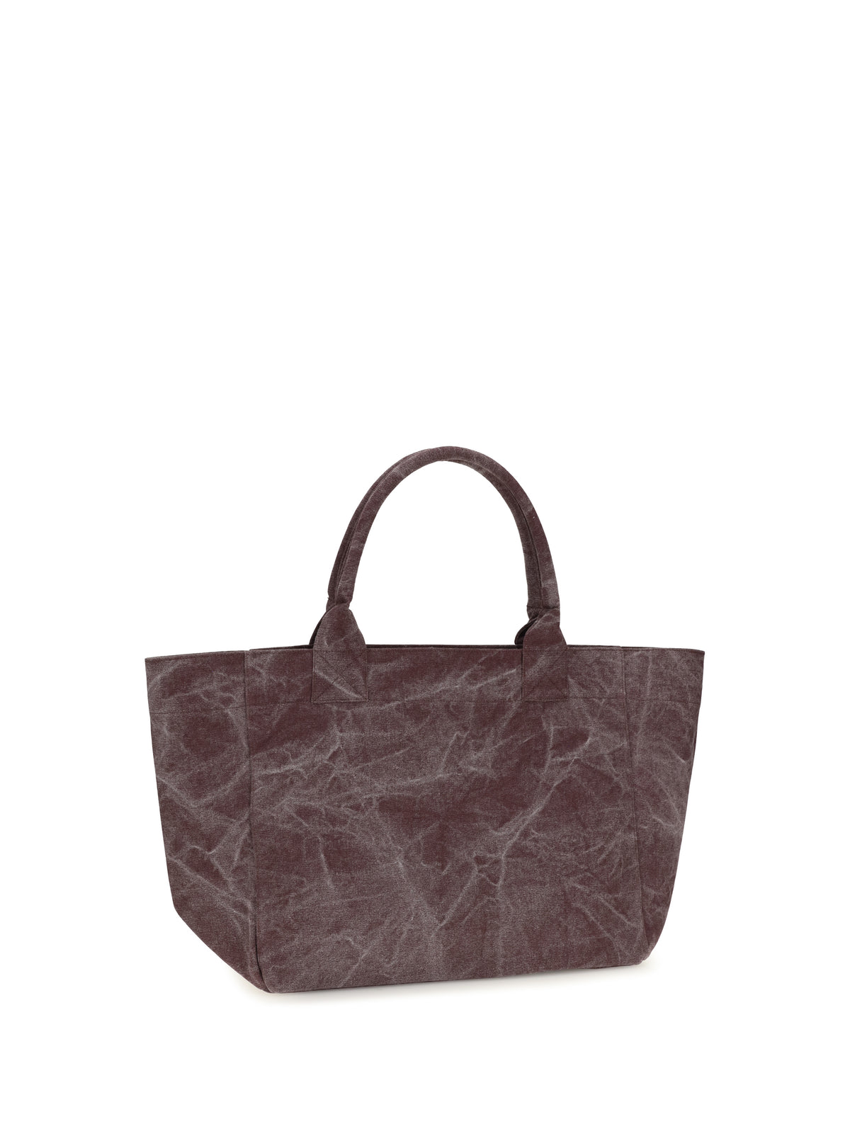 Ganni Medium trapeze teddy print Shopping Bag - Port Royale