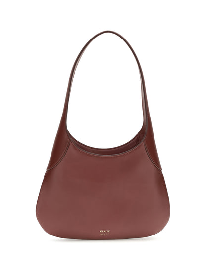 Khaite Small Joan Hobo Shoulder Bag - Oxblood