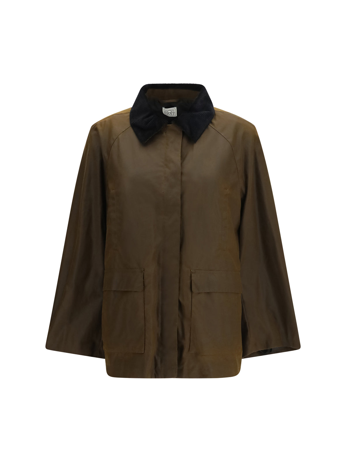 Toteme Country Jacket with velvet collar - Bark