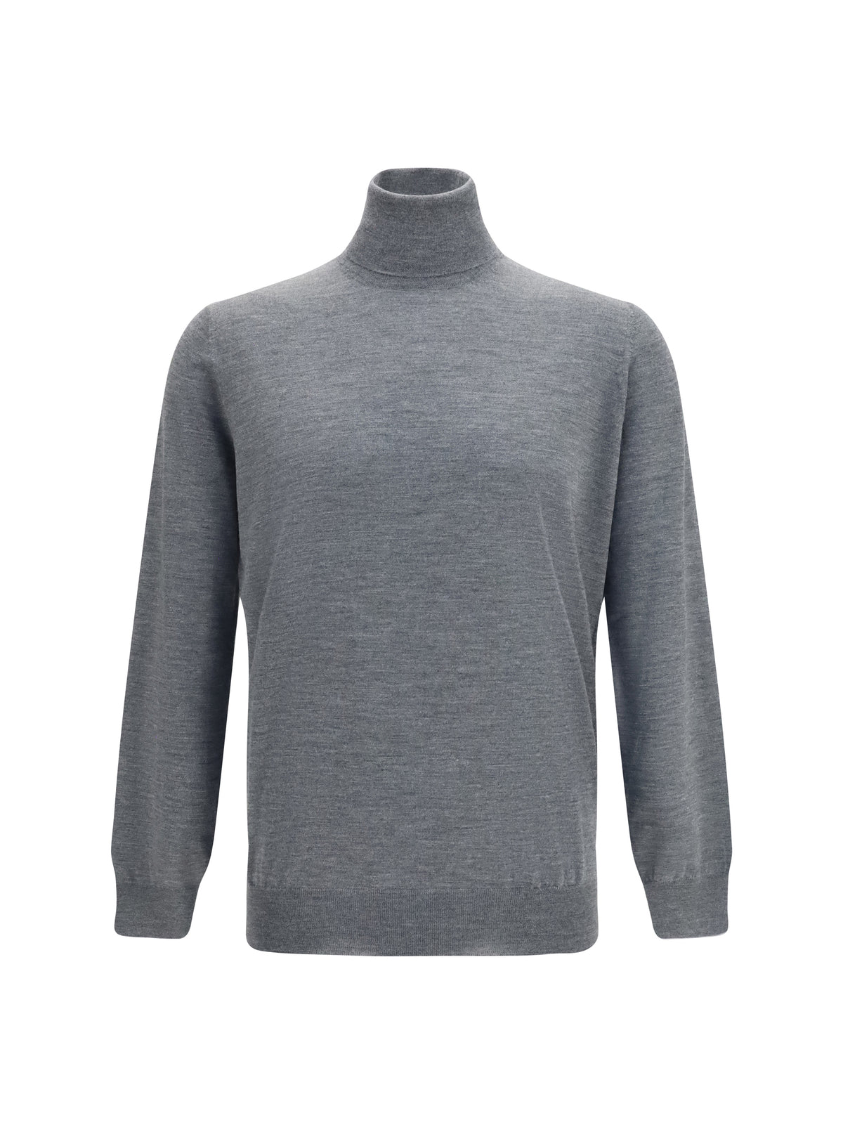 Brunello Cucinelli Wool turtleneck Sweater - Piombo+Grigio Light