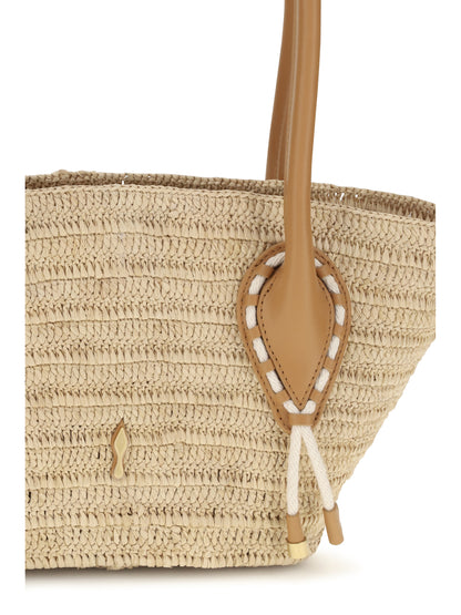 Christian Louboutin Venus mini Tote Bag - Natural/Leather