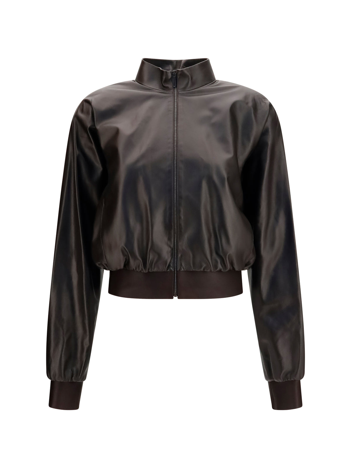 Gucci Soft nappa Bomber Jacket - Dark Chocolate