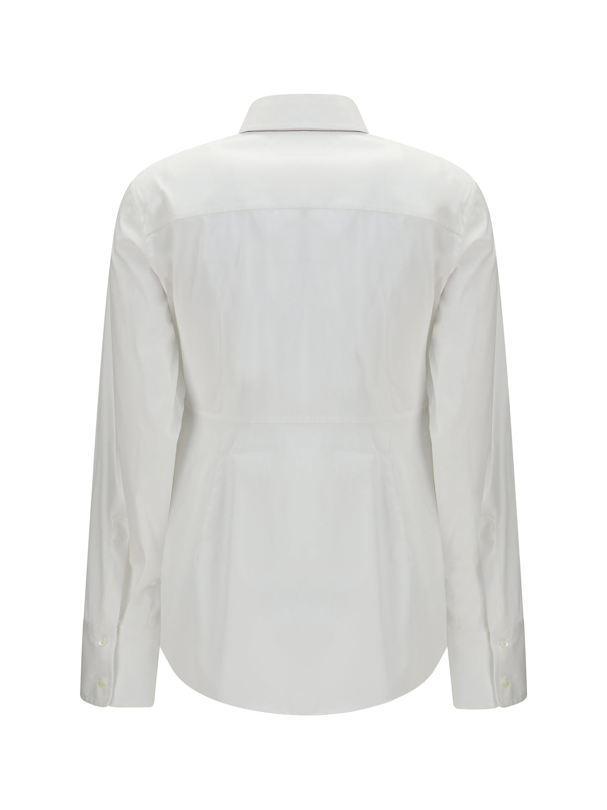 Brunello Cucinelli Cotton-blend Shirt - White