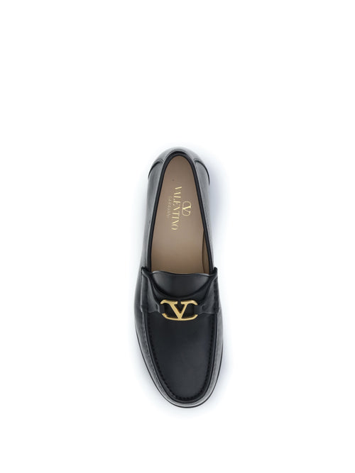 Valentino Garavani Signature VLogo Loafers - Black