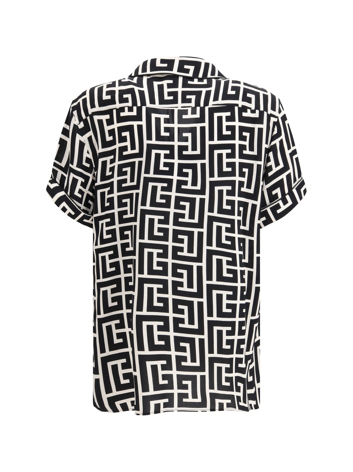 BALMAIN Monogram-print pajama Shirt