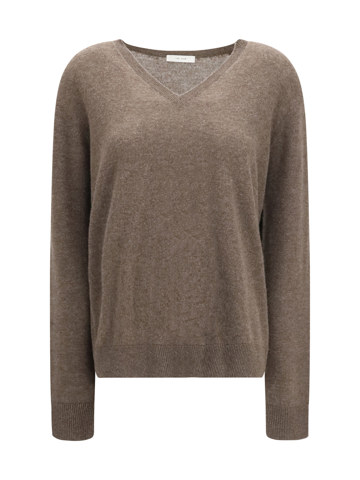 The Row Phora cashmere Sweater - Grey Taupe