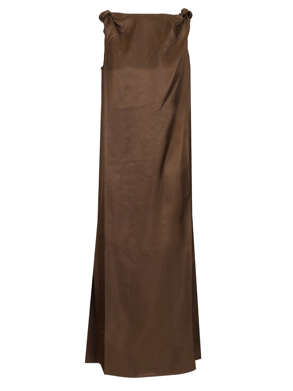 Loulou Studio "Moun" Dress - Brown