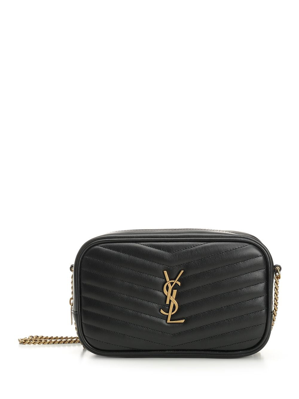 Saint Laurent Mini "Lou" Bag - Black
