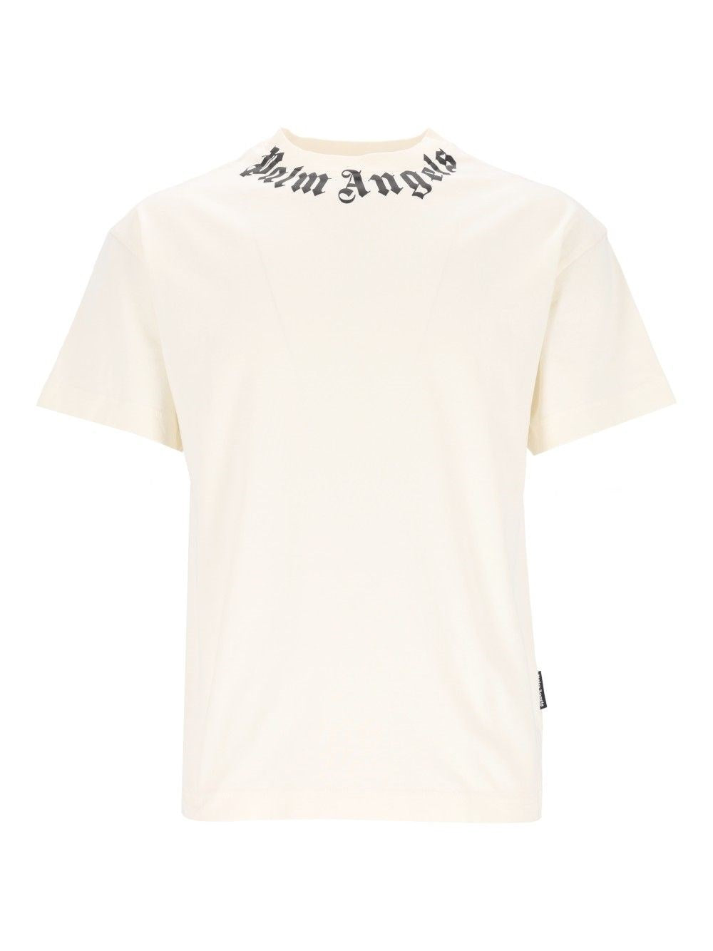 Palm Angels T-Shirt Neck Logo - White