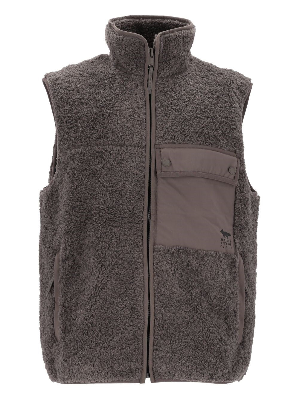 Maison Kitsuné Fleece Vest - Grey