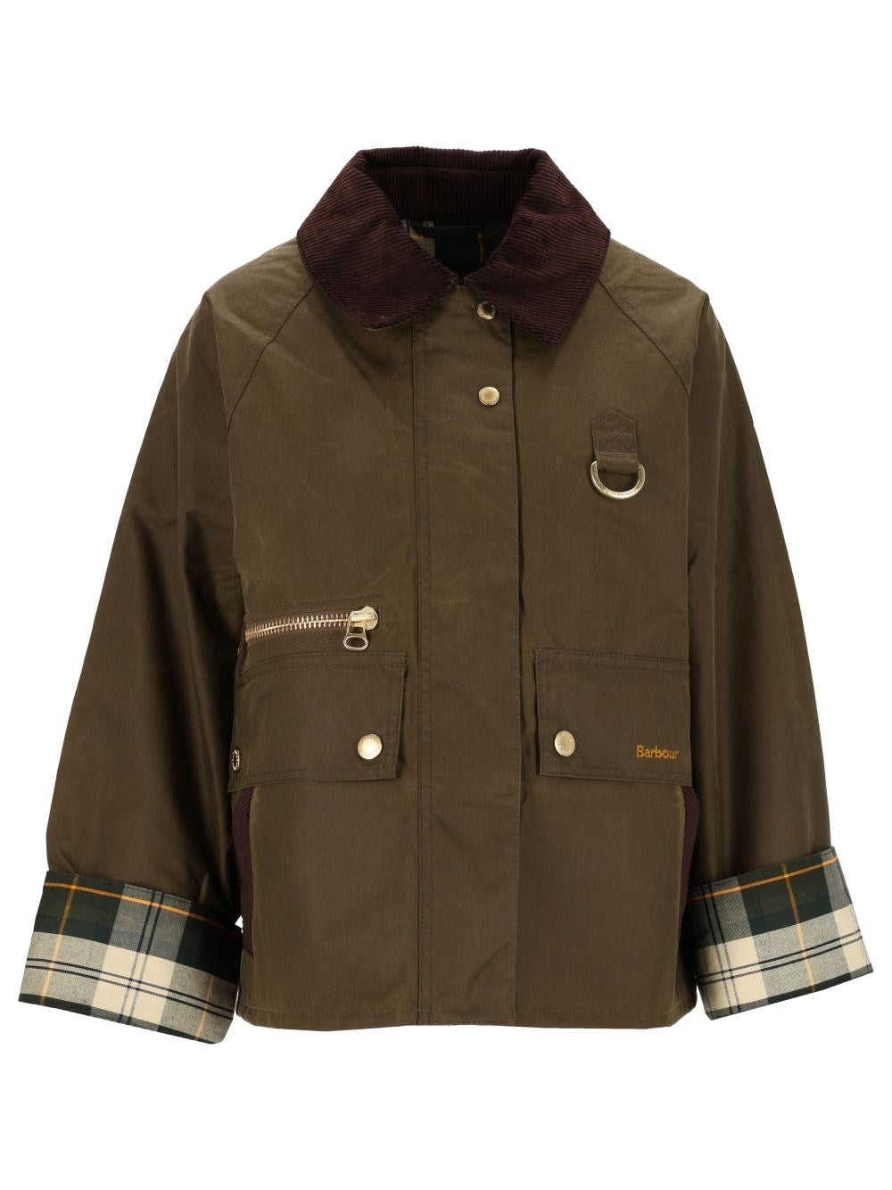 Barbour "Cottingham" Waxed Jacket - Green
