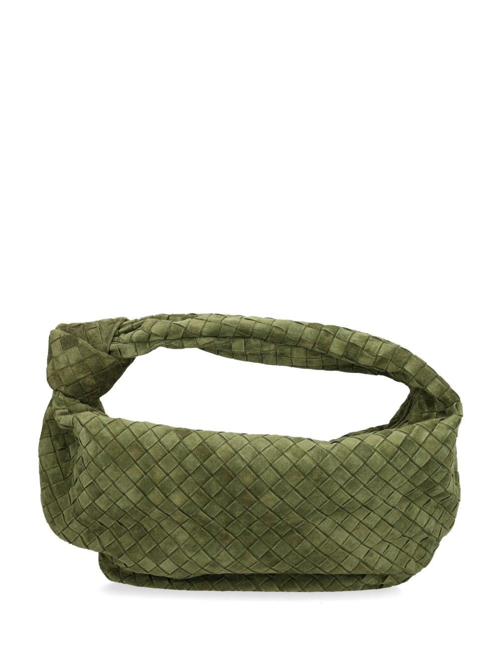 Bottega Veneta Jodie Suede Bag - Green