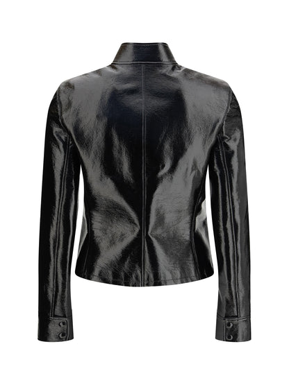Courrèges City vinyl Jacket - Black
