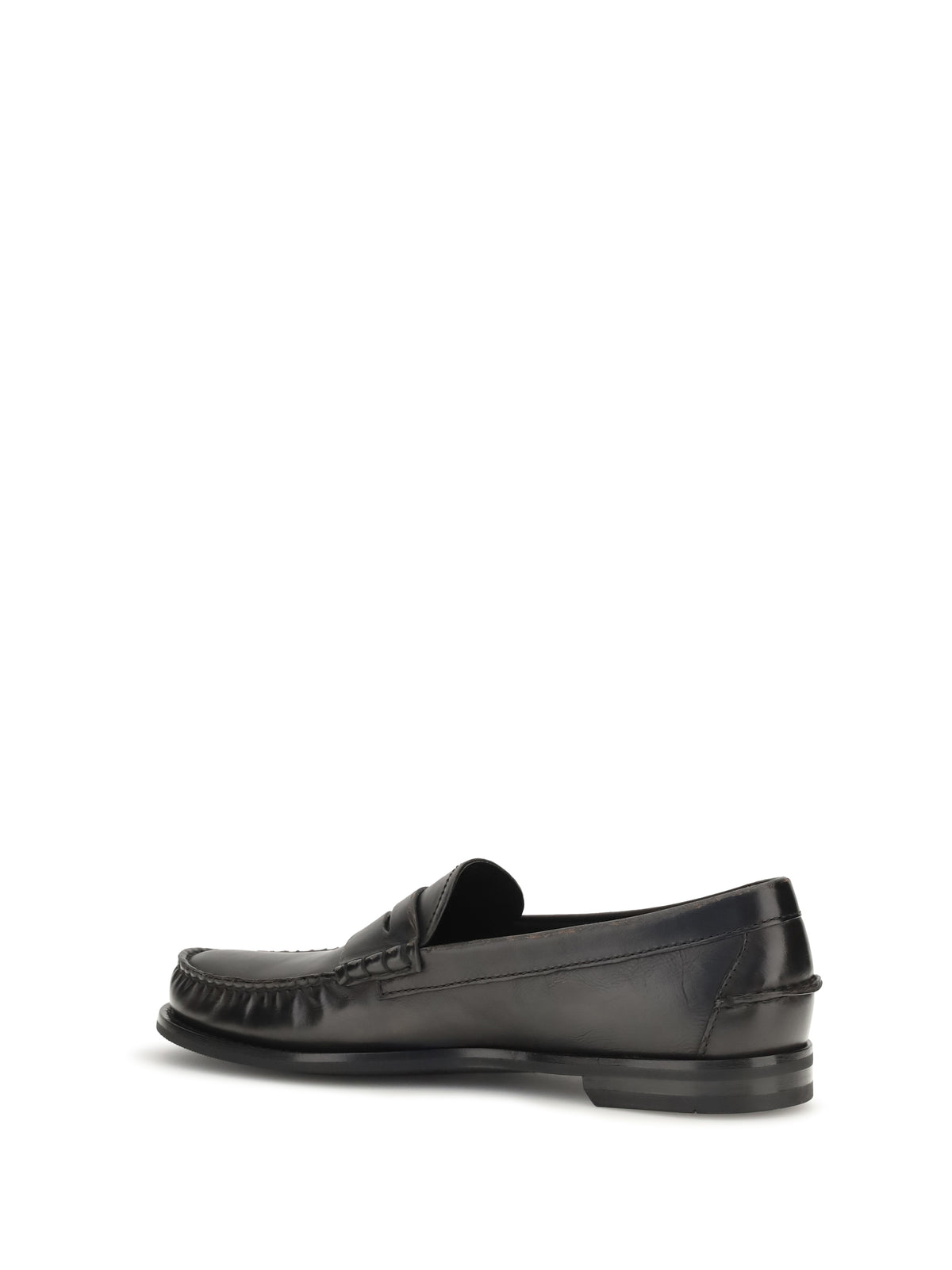 Prada Vintage leather Loafers - Nero+Cuoio