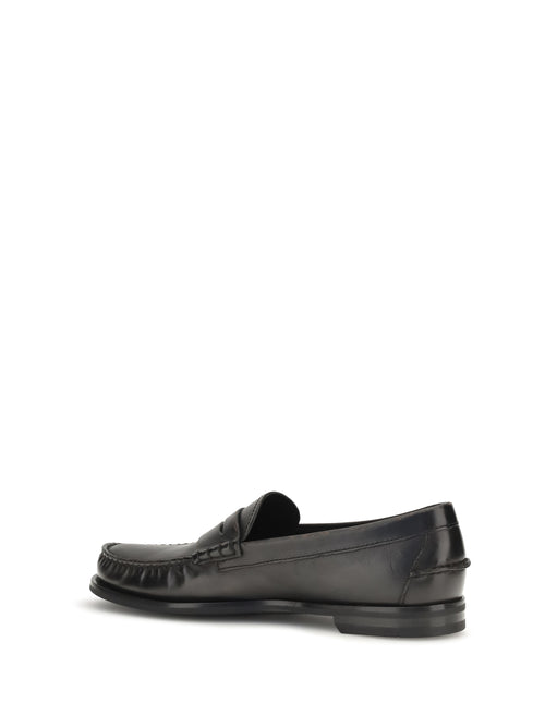 Prada Vintage leather Loafers - Nero+Cuoio