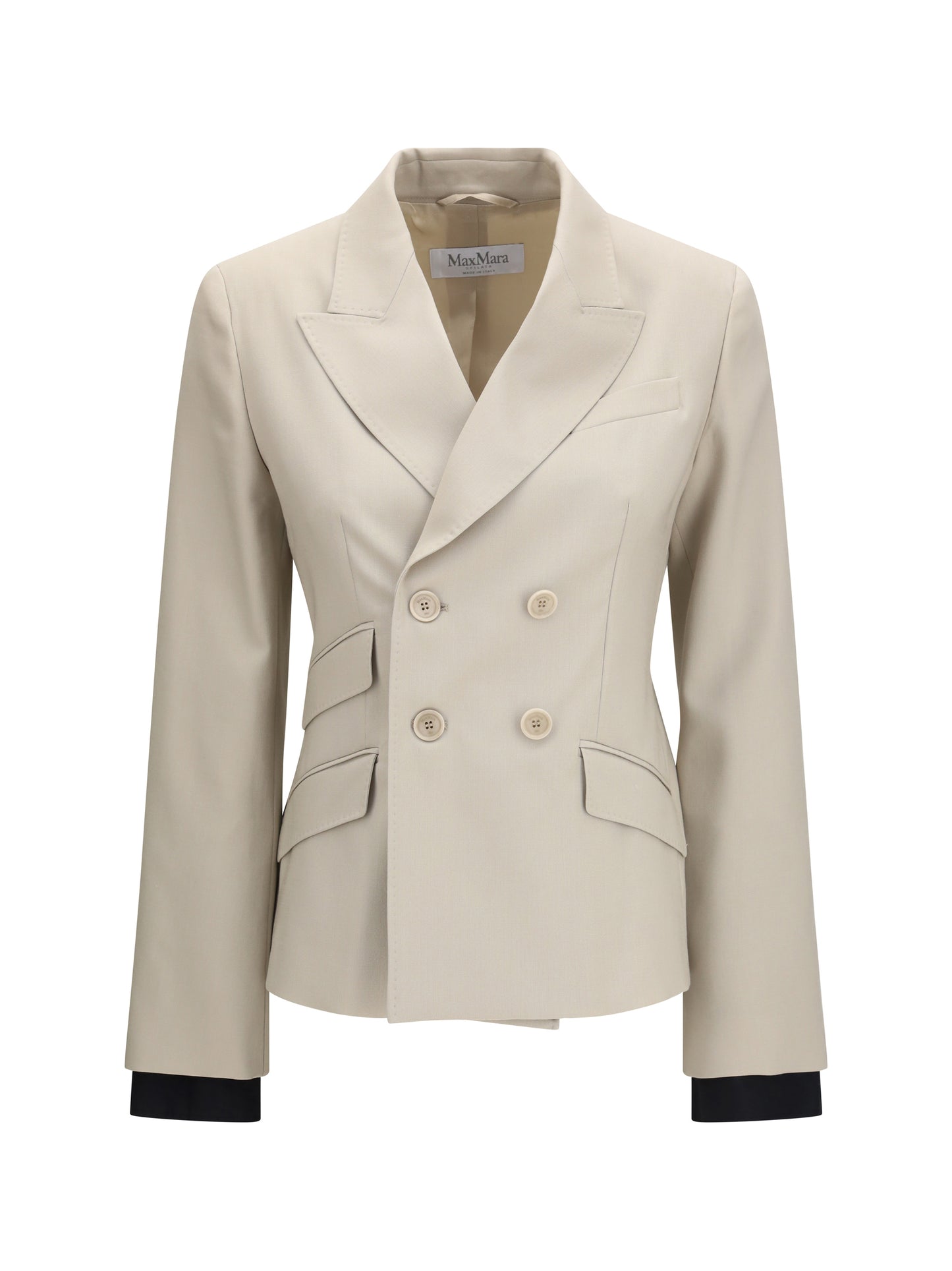 MAX MARA Placido double-breasted Blazer in wool, mohair, and silk