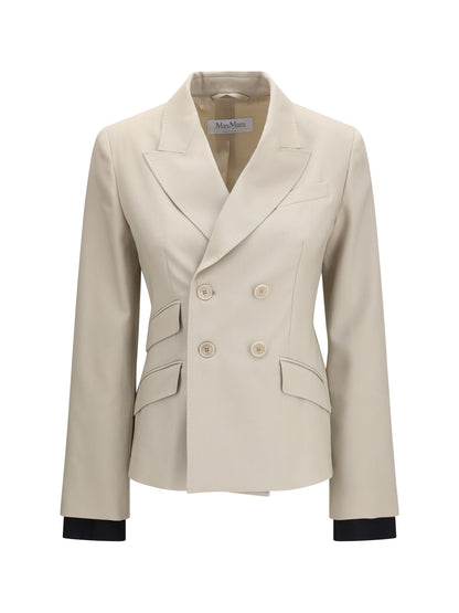 MAX MARA Placido double-breasted Blazer in wool, mohair, and silk