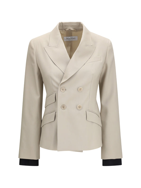 MAX MARA Placido double-breasted Blazer in wool, mohair, and silk