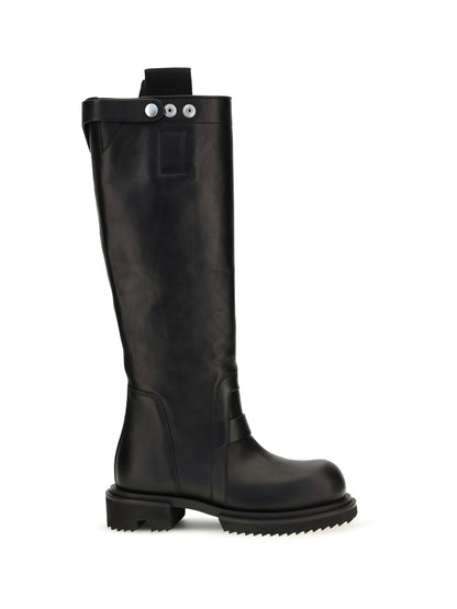 Rick Owens Gabe leather knee-high Boots - Black