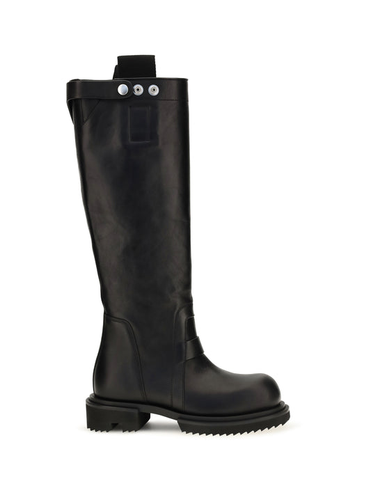 Rick Owens Gabe leather knee-high Boots - Black