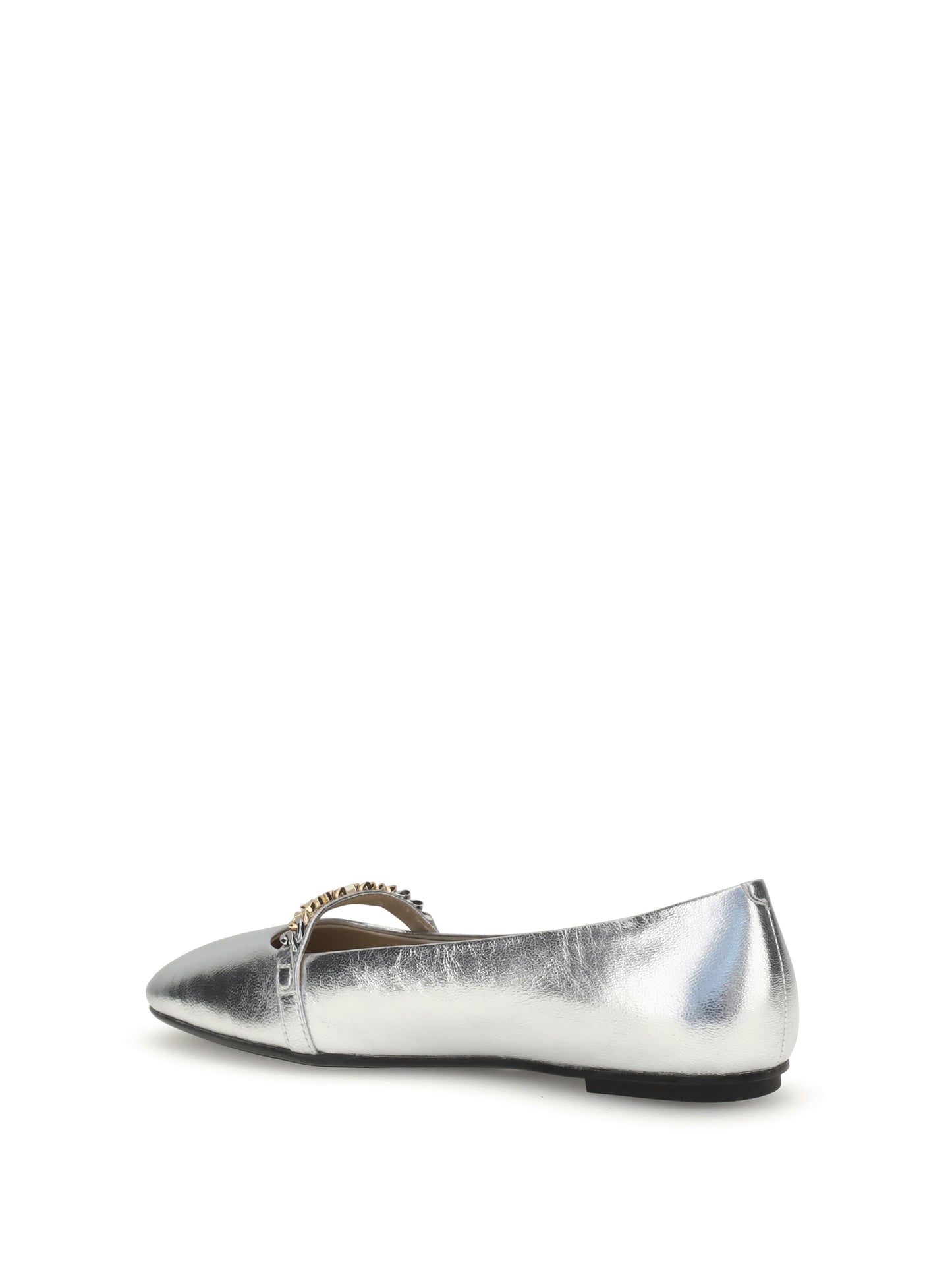 PINKO Metallic Ballerinas