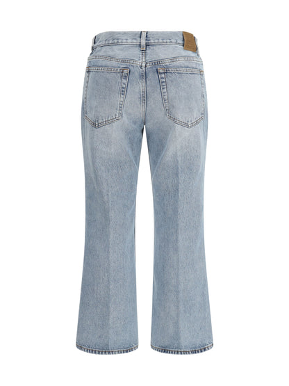 Toteme Cotton flared-hem Jeans - True Vintage