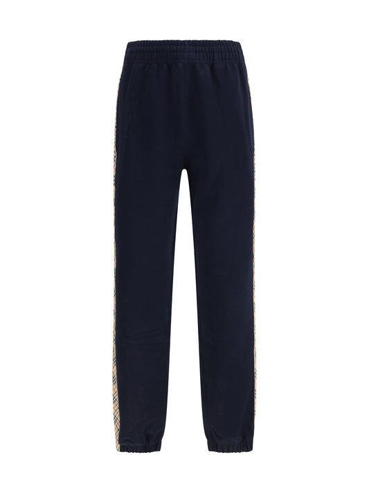 BURBERRY Jogging Pants feature signature Burberry Check tape along the sides