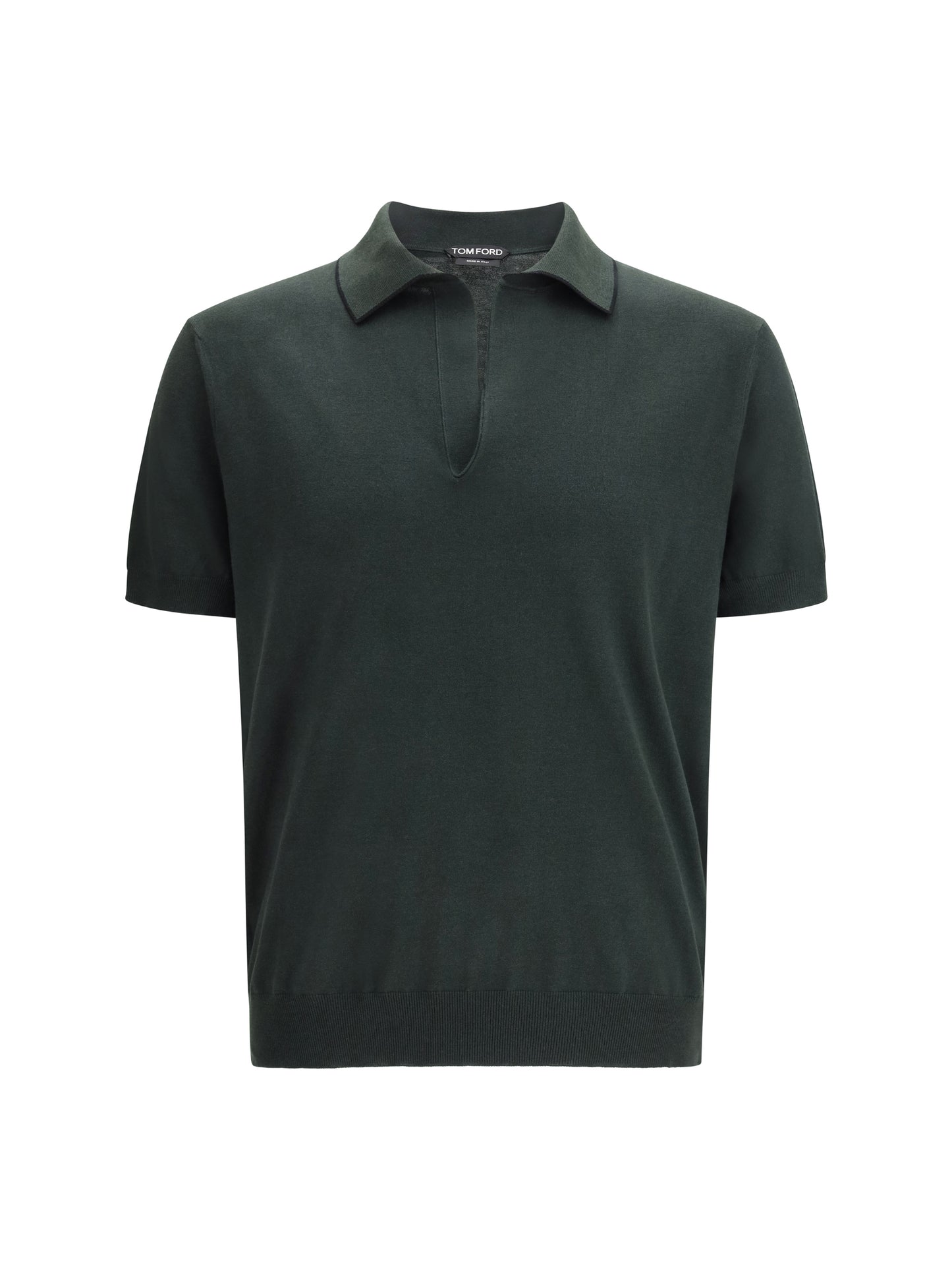 TOM FORD Cotton and silk blend Polo Shirt