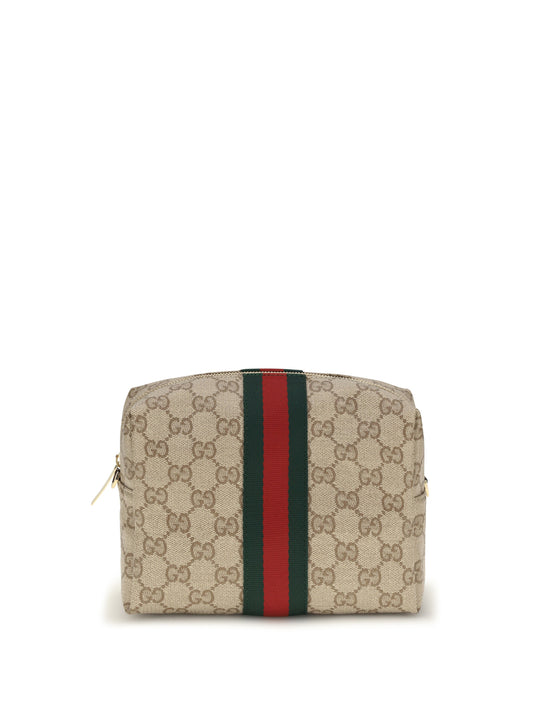 Gucci Mini Camera Bag Shoulder Bag with Web - Vin.San.Br/Dk.Br/Vrv