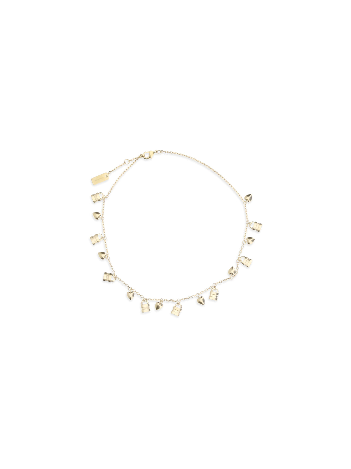 Chloé Mini Paddington Necklace - Vintage Gold
