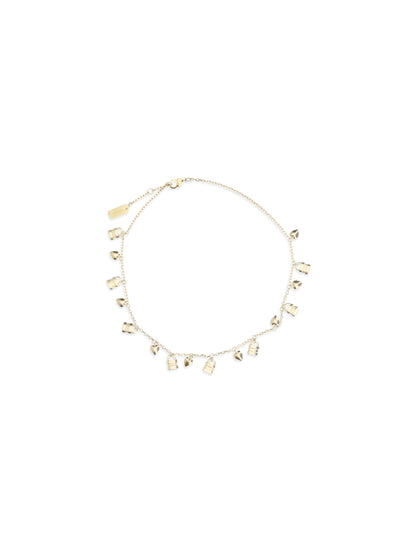 Chloé Mini Paddington Necklace - Vintage Gold