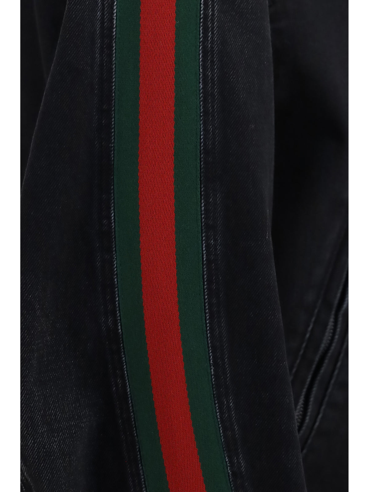 Gucci Cotton denim biker Jacket - Black