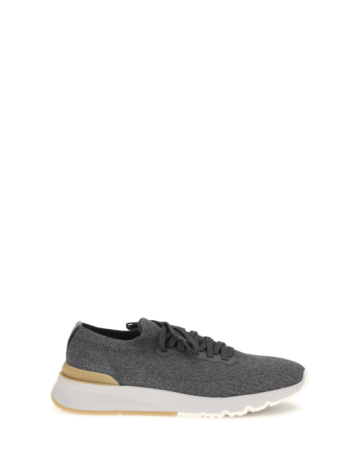 Brunello Cucinelli Cotton Sneakers - Inverno+Lavagna+Gr.Chiaro/Panama/Ambra