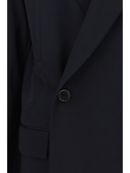 Loewe Wool Coat - Dark Navy