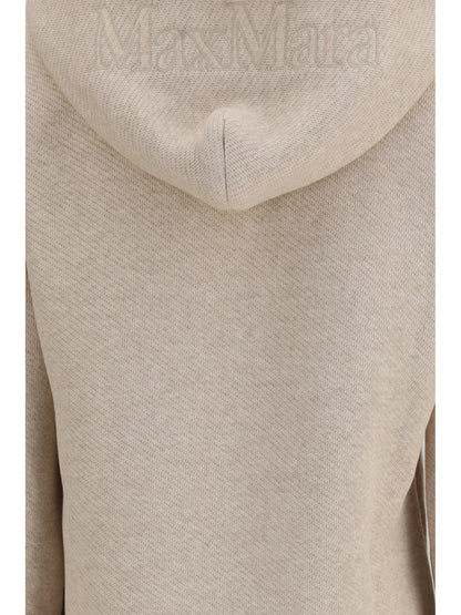 Max Mara Pure Hooded Sweatshirt - Beige