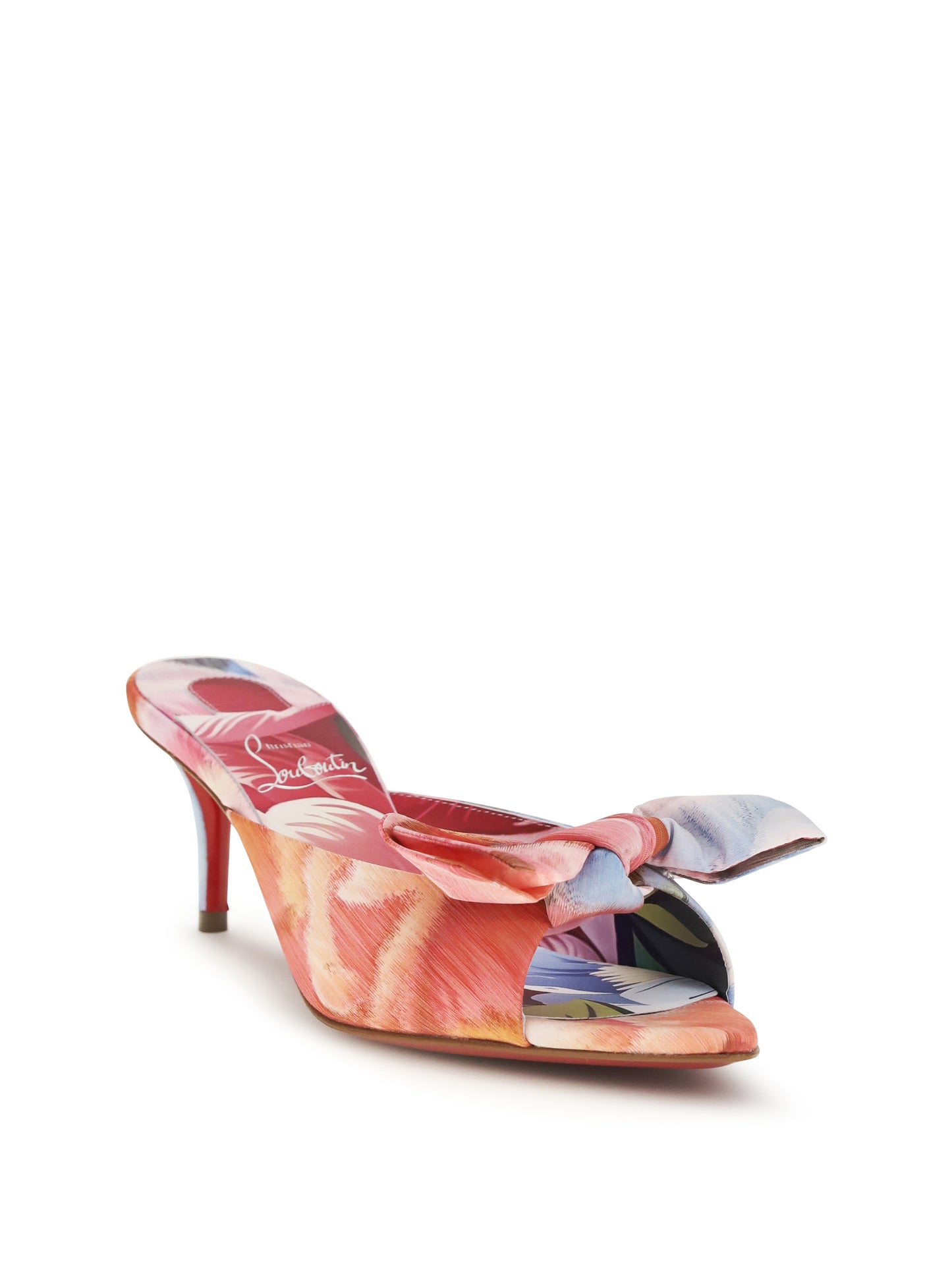 CHRISTIAN LOUBOUTIN Mulazee Peony-Print Mules