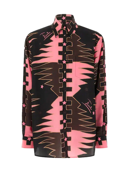 Pucci CAMICIA - CREPE DE CHINE - Brown Coral