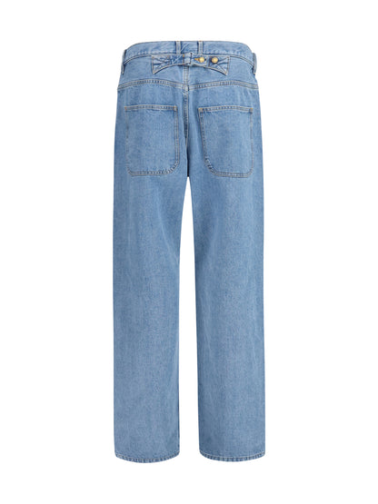 Thom Browne Japanese denim Jeans - Light Blue