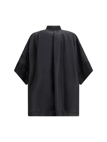 MM6 Maison Margiela Nylon Cape - Black
