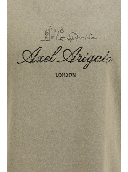 Axel Arigato Ldn Washed Sky T-shirt - Olive Green