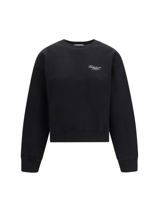 GIVENCHY Logo brushed fabric Sweatshirt