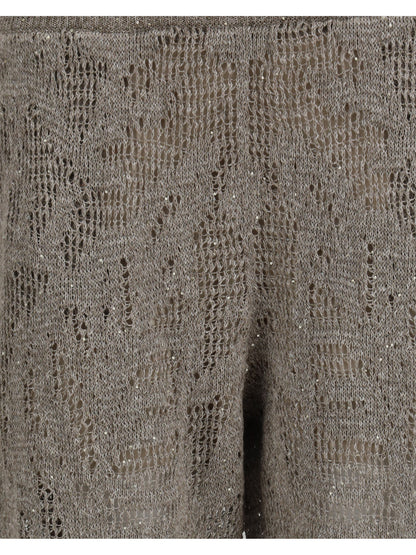 BRUNELLO CUCINELLI Track Dazzling Water Lillies Pants
