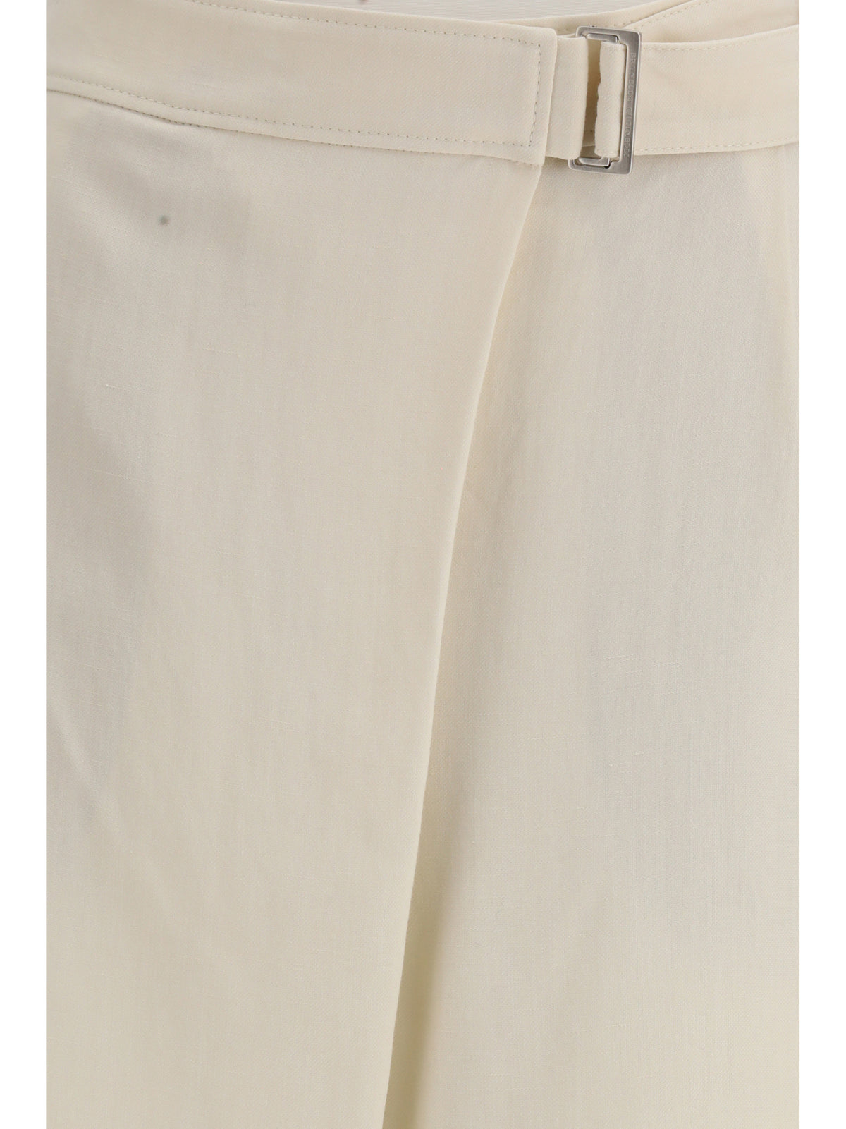 Brunello Cucinelli Crossed Pants - Cream