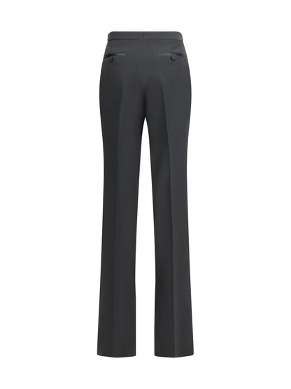Tom Ford Bicolour tailored straight-leg Pants - Black/Deep Blue Navy