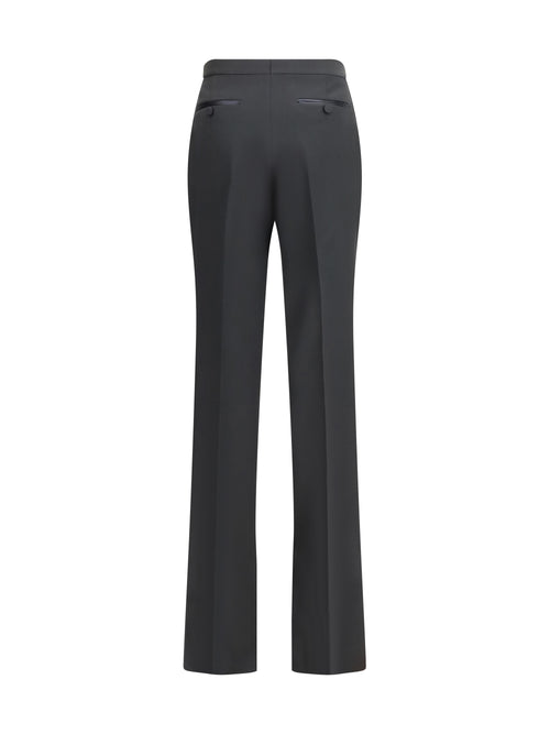 Tom Ford Bicolour tailored straight-leg Pants - Black/Deep Blue Navy
