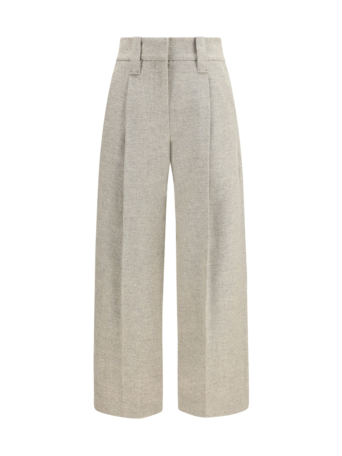 Brunello Cucinelli High-waisted pleated Pants - Beige