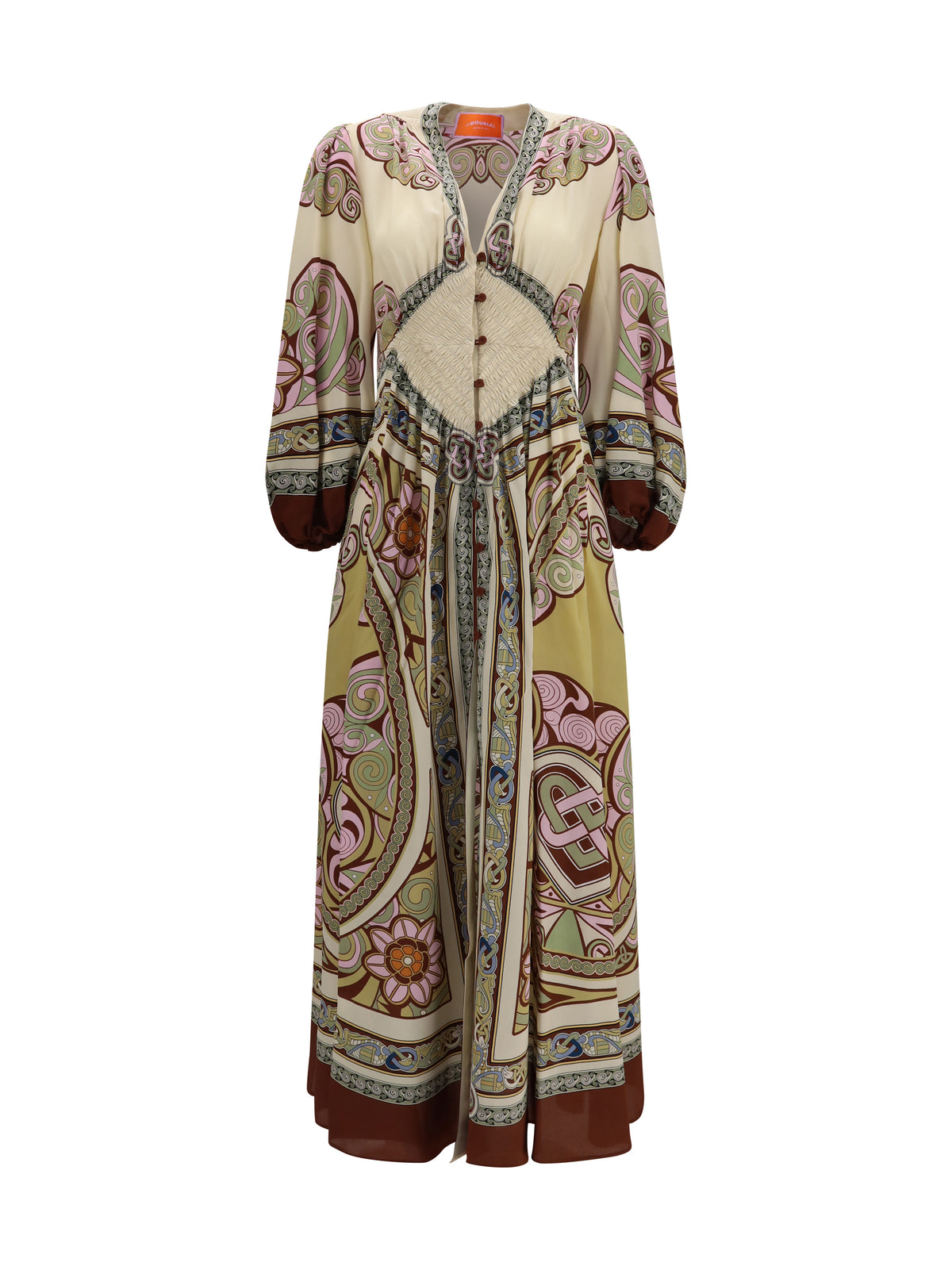 La Double J Long Camerino Dress - Kells Placée
