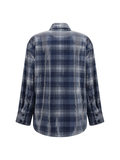 Pinko Orchidea sequin Shirt - Mult.Blu/Light Blue